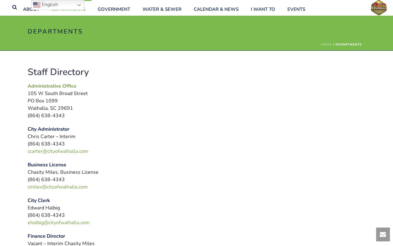 Walhalla criminal records contacts for police and court offices
