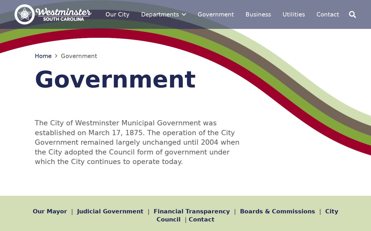 Westminster criminal history and municipal court arrangement
